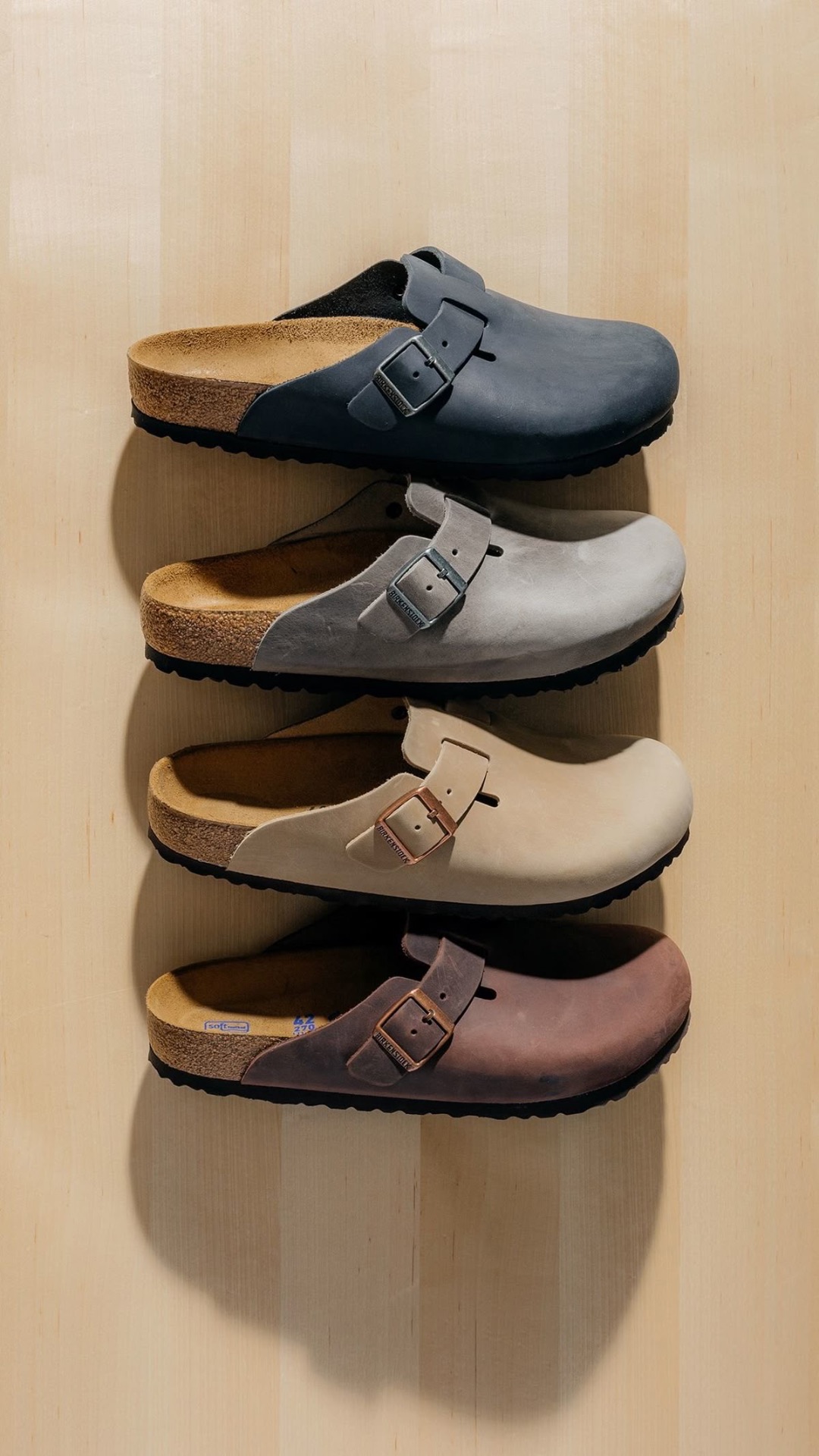 Boston Clogs — Suede & Leather