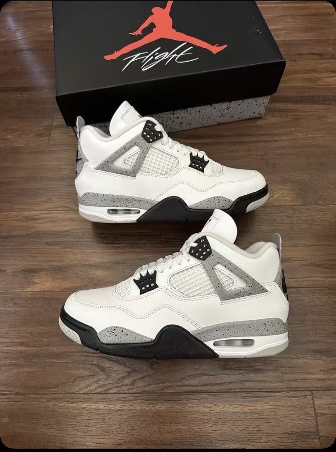 Air Jordan 4 — White Cement