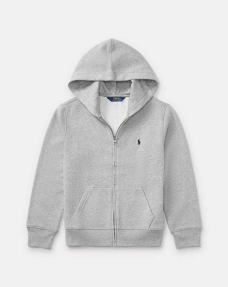 Full-Zip Hoodie — Heather Grey