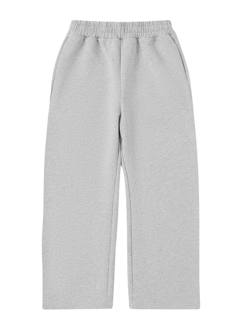 Wide Leg Sweatpants — Grey